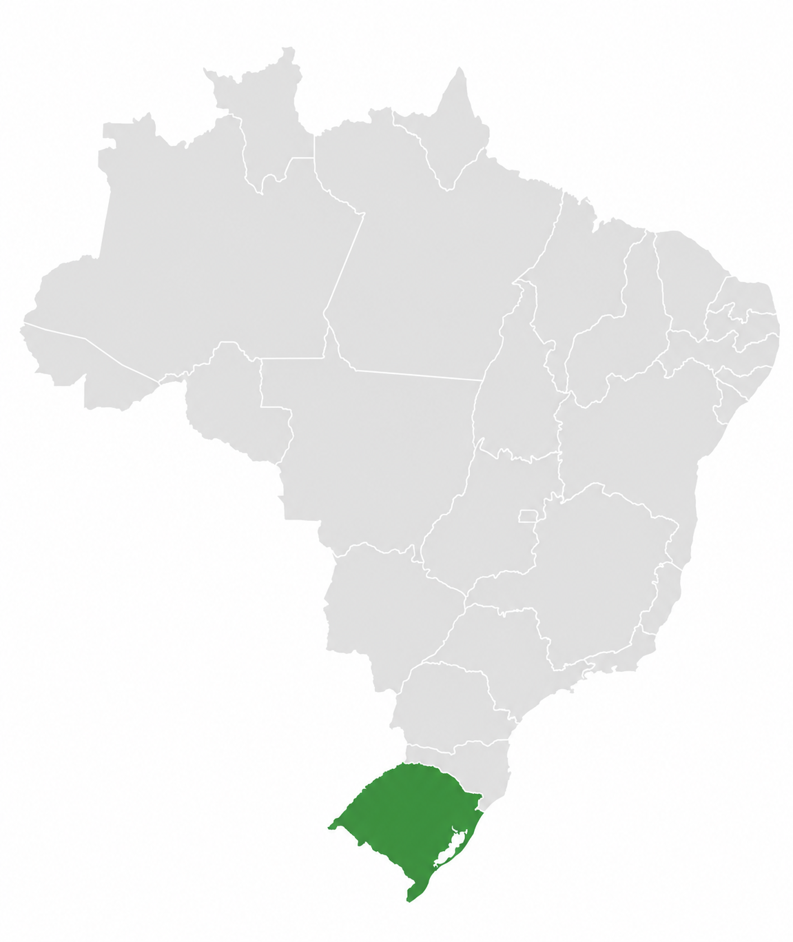 Mapa de cobertura – Rio Grande do Sul